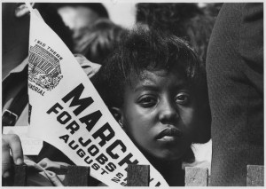 Image from the Civil Rights March on Washington, D.C. 8/28/1963