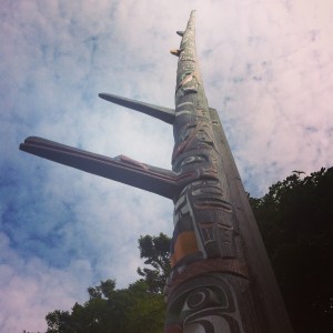 Kwakiutl Totem, photograph by author