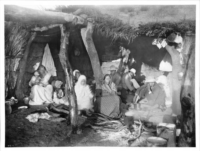 A_family_of_escaped_Yaqui_Indians_in_Arizona,_ca.1910_(CHS-4217).jpg